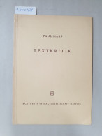 Textkritik : - Other & Unclassified