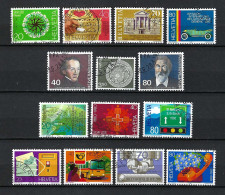 SUISSE 1980: Lot D'oblitérés - Used Stamps