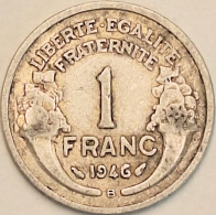 France - Franc 1946 B, KM# 885a.2 (#4093) - 1 Franc