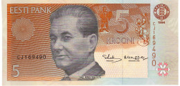 ESTONIA  P76 5 KROONI 1994 #CJ      UNC. - Estonia