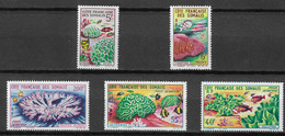 French Somali Coast 1963 MiNr. 351 - 355  Französische Somaliküste  Marine Life Corals Fishes 5v MNH ** 29,00 € - Fishes