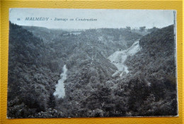 MALMEDY  - Barrage En Construction - Malmedy