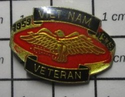 713B Pin's Pins / Beau Et Rare /  MILITARIA / VIETNAM VETERAN 1959 1975 - Militaria