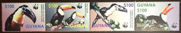 Guyana 2003 WWF Common Toucan Birds MNH - Altri & Non Classificati