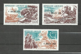 Gabon POSTE AERIENNE N°181 à 183 Neufs** Cote 6.25€ - Gabón (1960-...)