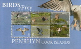 PENRHYN  2018  MNH  "BIRDS OF PREY" - Adler & Greifvögel