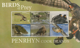 PENRHYN  2018  MNH  "BIRDS OF PREY" - Aquile & Rapaci Diurni