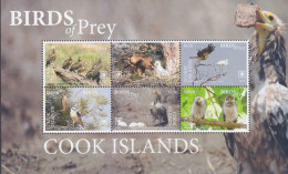 COOK ISLANDS  2018  MNH  "BIRDS OF PREY" - Eagles & Birds Of Prey