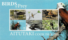 AITUTAKI  2018  MNH  "BIRDS OF PREY" - Eagles & Birds Of Prey