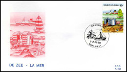 2275 - FDC - De Zee  #7  P849 - 1981-1990