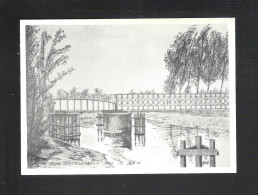 HAMME -  DE OUDE SPOORWEGBRUG OVER DE DURME   (6962) - Hamme