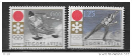 YOUGOSLAVIE - N° 1331 à 1332**MNH - Inverno1972: Sapporo