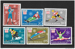 ROUMANIE - N° 2937 à 2942**MNH - Inverno1976: Innsbruck