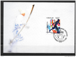 NORVEGE - FDC - 6a - Inverno1994: Lillehammer