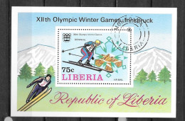 LIBERIA - BF 78 Oblitéré - Used - Hiver 1976: Innsbruck