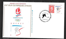 FRANCE - FDC - 1a - Invierno 1992: Albertville