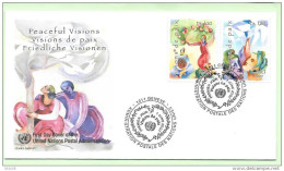 2007 - 584 / 585 - Visions De Paix - 21 - FDC