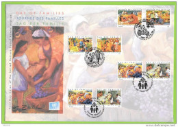 2006 - 552 / 553 - Journée Internationale Des Familles + New York + Vienne - 20 - FDC