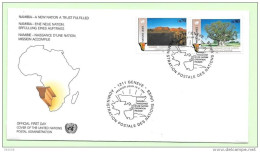 1991 - 206 / 207 - Namibie - 15 - FDC