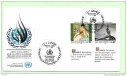 1989 - 180 + 183 - Déclaration Universelle Des Droits De L'homme - 14 - FDC
