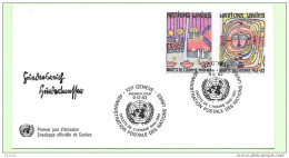 1983 - 117 / 118 - 35 Ans De La Déclaration Universelle Des Droits De L'homme - 12 - FDC