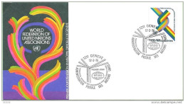 1976 - 56 - Fédération Des Associations Des Nations-Unis - 3 - FDC