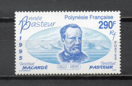 POLYNESIE  N°  481   NEUF SANS CHARNIERE COTE  7.80€   PASTEUR - Unused Stamps