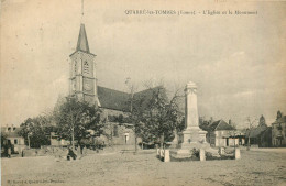 89* QUARRE LES TOMBES Eglise Et Monument Aux Morts        RL44,0595 - Quarre Les Tombes