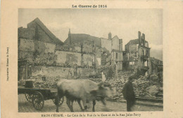 88* RAON  L ETAPE Rue De La Gare – Attelage – Ruines WW1       RL44,0553 - Raon L'Etape