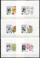 Ras Al Khaima 1972 Olympic Games Sapporo Set Of 6 S/s Imperf. With White Background MNH (2nd Block Some Damage On Top) - Hiver 1972: Sapporo