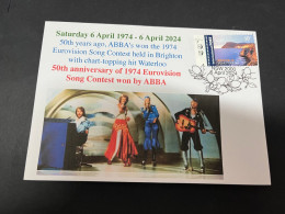 6-4-2024 (1 Z 13) ABBA Celebrate 50th Anniversary Of EUROVISION Waterloo Winning Song (6-4-1974) - Música