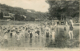 77* CHAMPAGNE S/SEINE  Ecole « lafayette »  - Natation        RL44,1313 - Champagne Sur Seine