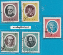 USATI ITALIA 1977 - Ref.0379 "ARTISTI ITALIANI" Serie Di 5 Val. - - 1971-80: Used