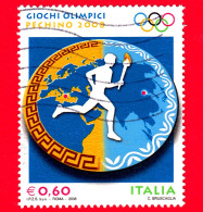 ITALIA - Usato - 2008 -  Giochi Olimpici - Pechino 2008 - Tedoforo - 0,60 - 2001-10: Usati