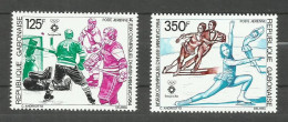 Gabon POSTE AERIENNE N°260, 261 Neufs** Cote 5.45€ - Gabón (1960-...)