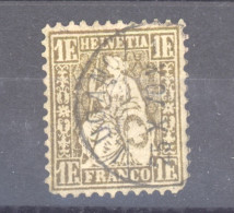 Suisse  :  Yv  41  (o)       ,   N2 - Used Stamps