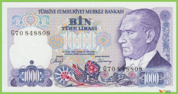 Voyo TURKEY 1000 Lirasi L1970/1988 P196b B272b G70 UNC - Turkije