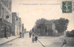 FONTENAY-sous-BOIS (Val-de-Marne) - Rue Du Fort Et Rue De La Corneille - Café Au Repos De La Montagne - Voyagé (2 Scans) - Fontenay Sous Bois