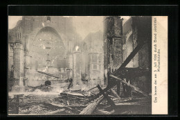 AK Hamburg-Neustadt, Inneres Der Am 3.7.1906 Durch Brand Zerstörten Michaeliskirche  - Catastrofi
