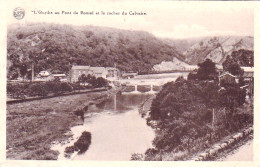 Bomal Sur Ourthe - L'Ourthe Au Pont De Bomal Et Le Rocher Du Calvaire - Durbuy