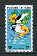 POLYNESIE - PROTECTION DE LA NATURE - POSTE AERIENNE - N° Yt 82 Obli. - Usados