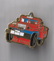 PIN'S THEME  SAPEUR POMPIERS  DE DEVILLE  EN ARDENNES CAMION G M C - Brandweerman