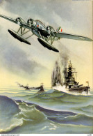 Aviazione - Cartolina Serie Arma Aeronautica "CZ 506 Bombarda Navi" - Poststempel (Flugzeuge)