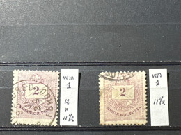 1874  2,Kr.   Used X2 - Autres & Non Classés