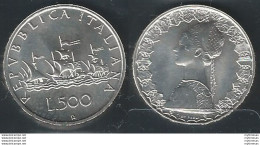 1998 Italia Lire 500 Caravelle Argento FDC - Other & Unclassified