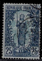 Congo Francais Poste Obl Yv:34 Mi:37 Femme Bakalois (Beau Cachet Rond) - Used Stamps