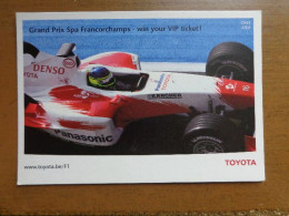 Formule 1 / Toyota, Grand Prix Spa Francorchamps --> Onbeschreven - Grand Prix / F1