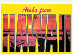 Etats Unis - Hawaï - Aloha From Hawaï - Etat De Hawaï - Hawaï State - CPM - Voir Timbre - Voir Scans Recto-Verso - Andere & Zonder Classificatie