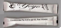 Stick De Sucre " YOYO Noir " (scann Recto-verso) [S309]_Di506 - Sugars