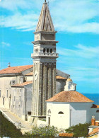 Piran - Eglise De Saint Georges Avec Clocher Et Baptistère - Slovénie